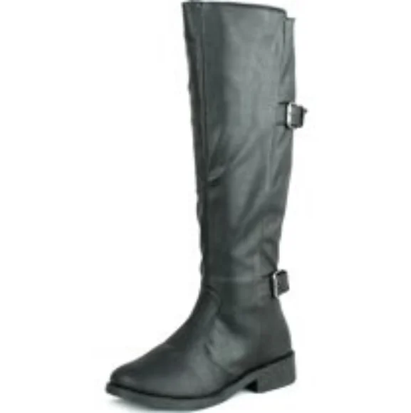 Bamboo Jagger High Zip Equestrian Boots 5.5 - Picture 1 of 7